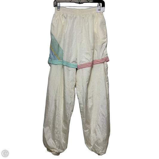 Vintage athletic Pants By Clothes Mentor In Cream, Size: M