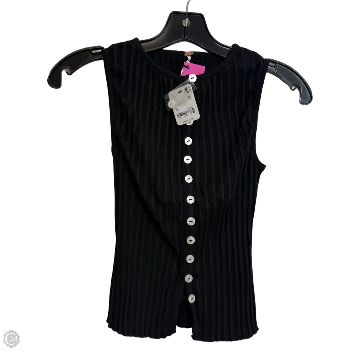 Top Sleeveless By Free People In Black, Size: Xs