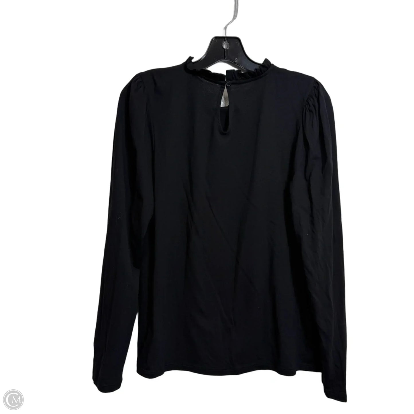 Top Long Sleeve By Loft In Black, Size: M