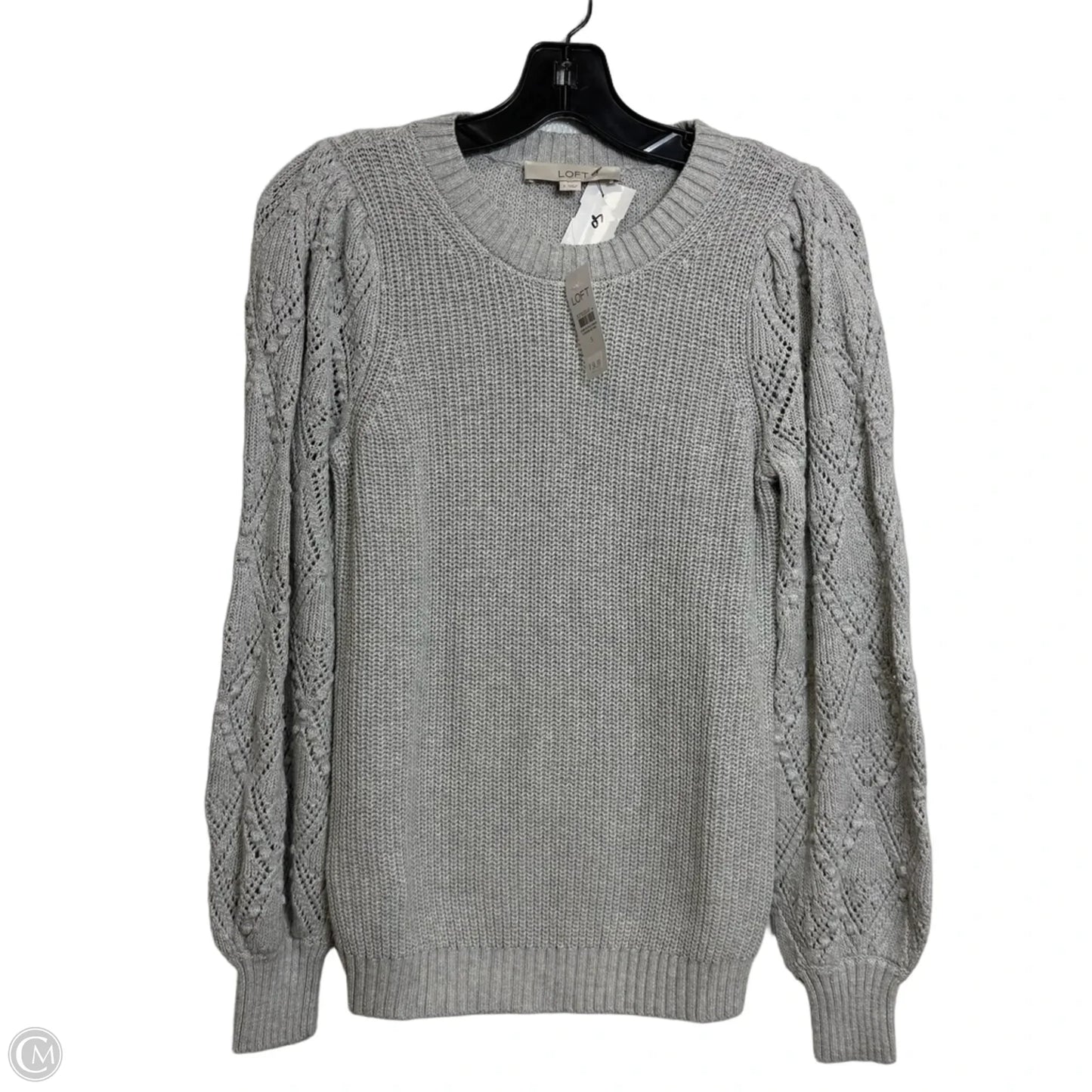 Sweater By Loft In Grey, Size: S