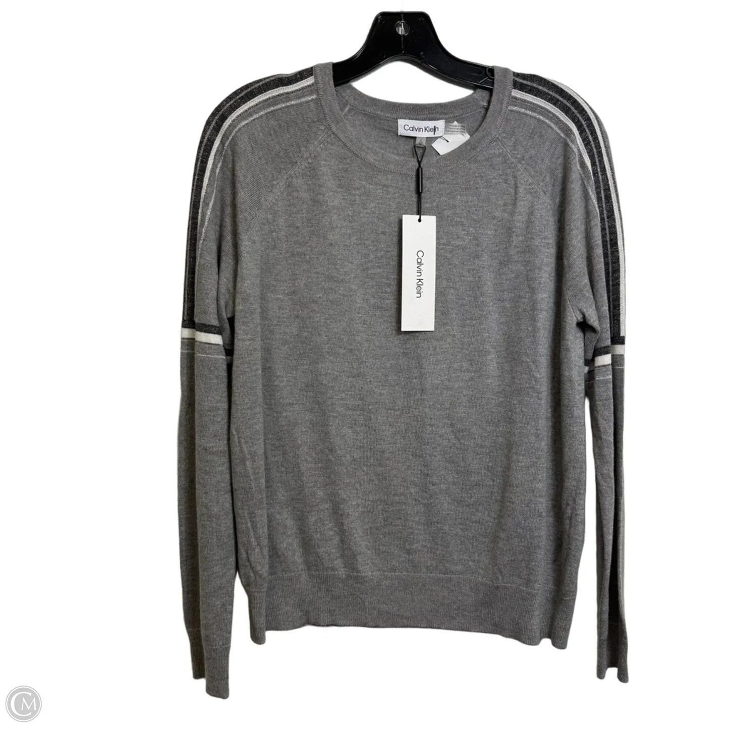Cardigan By Calvin Klein In Grey, Size: S