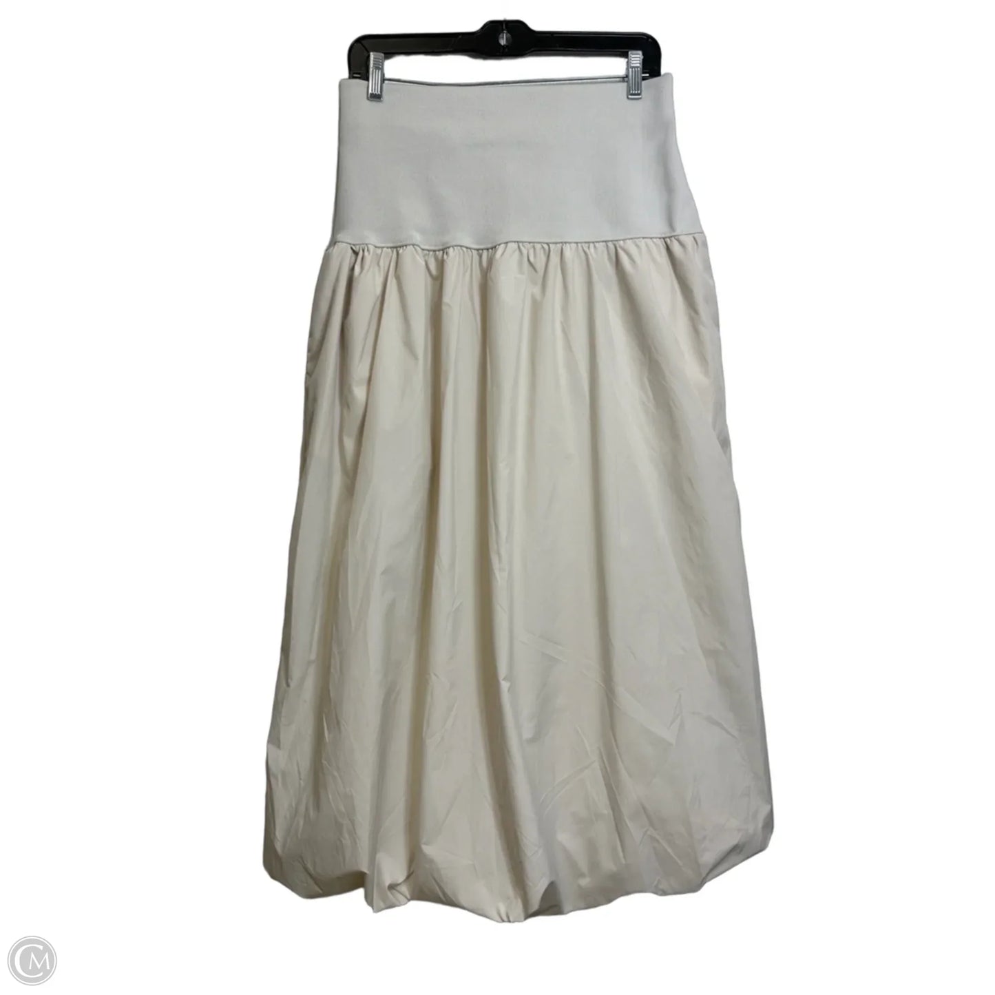 Skirt Maxi By Clothes Mentor In Cream, Size: L