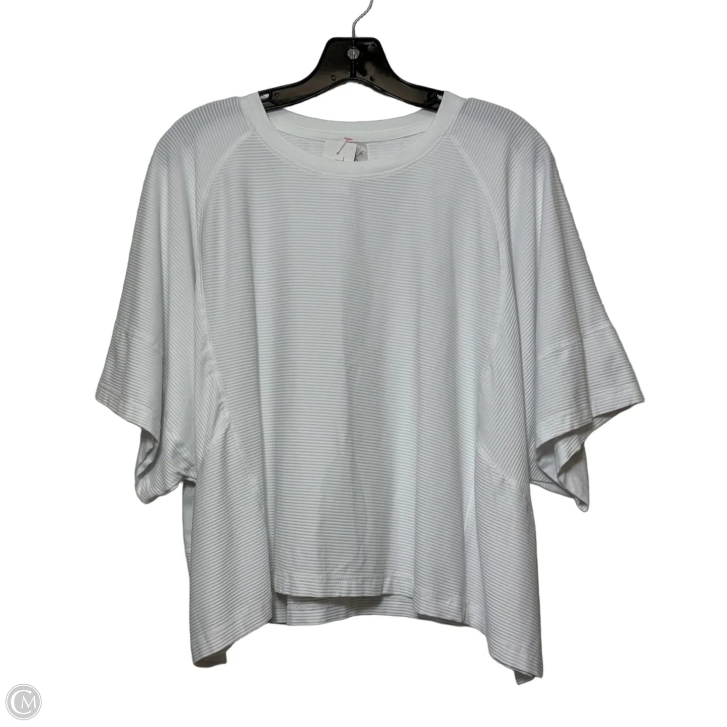 Athletic Top Short Sleeve By Calia In White, Size: Xxl