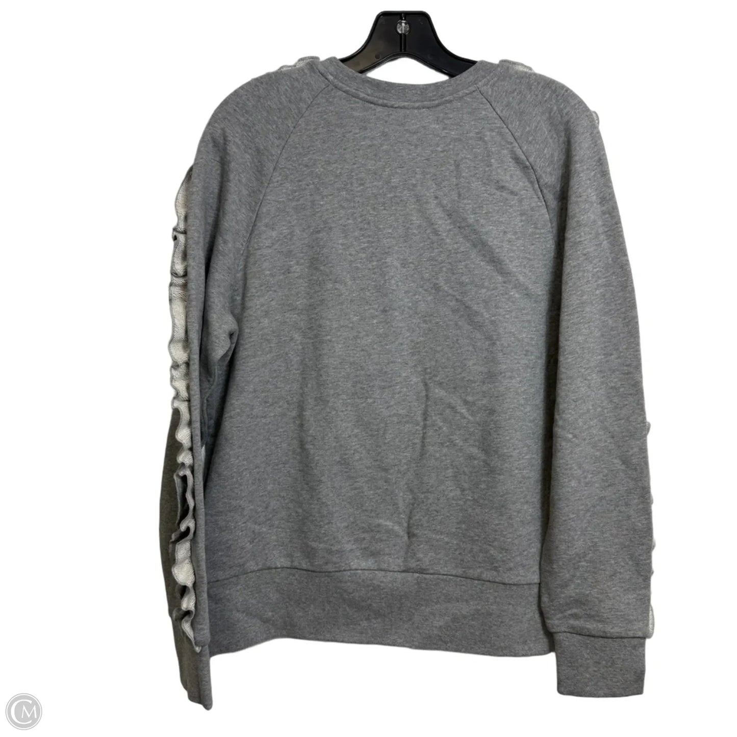 Sweatshirt Designer By Kate Spade In Grey, Size: M