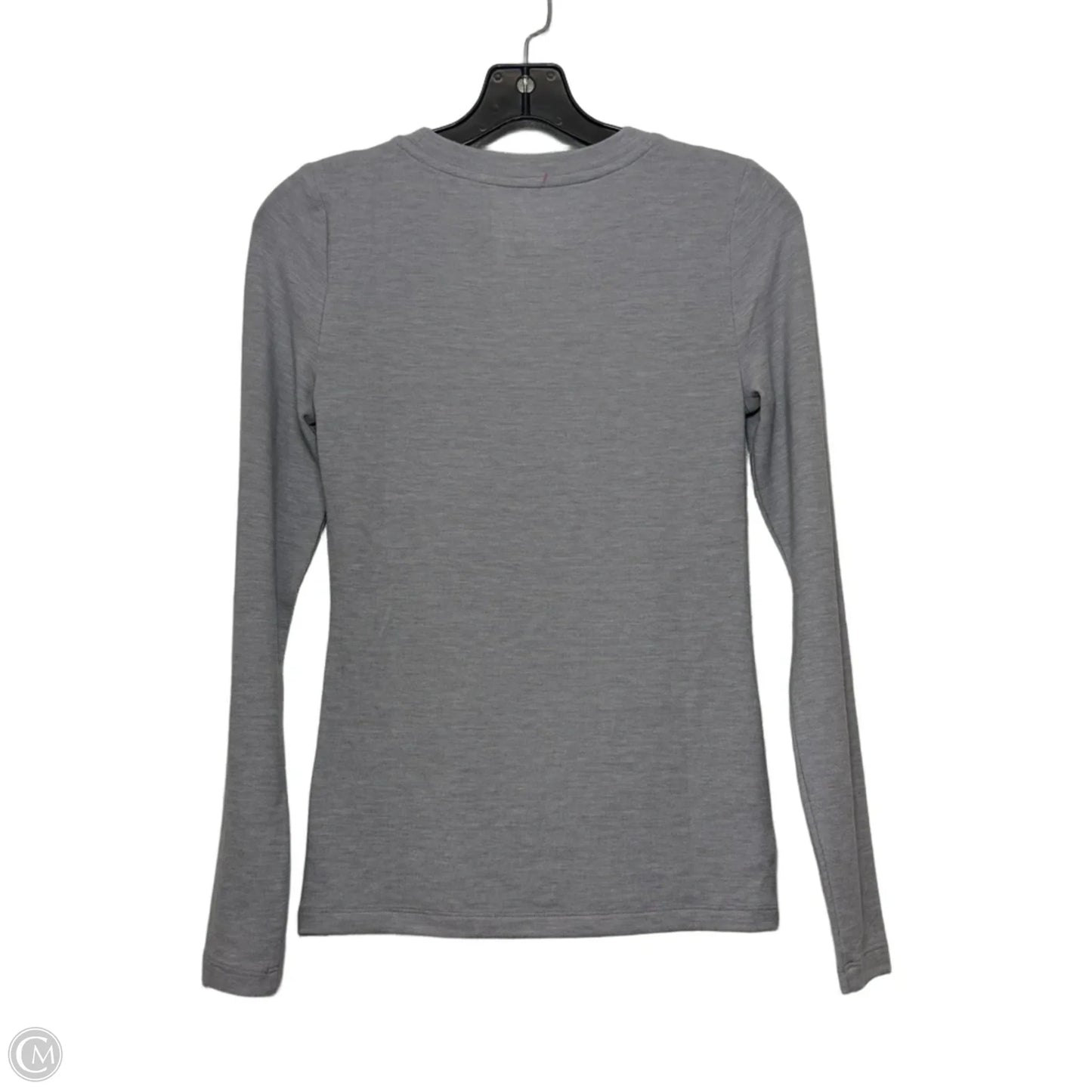 Top Long Sleeve By Loft In Grey, Size: S