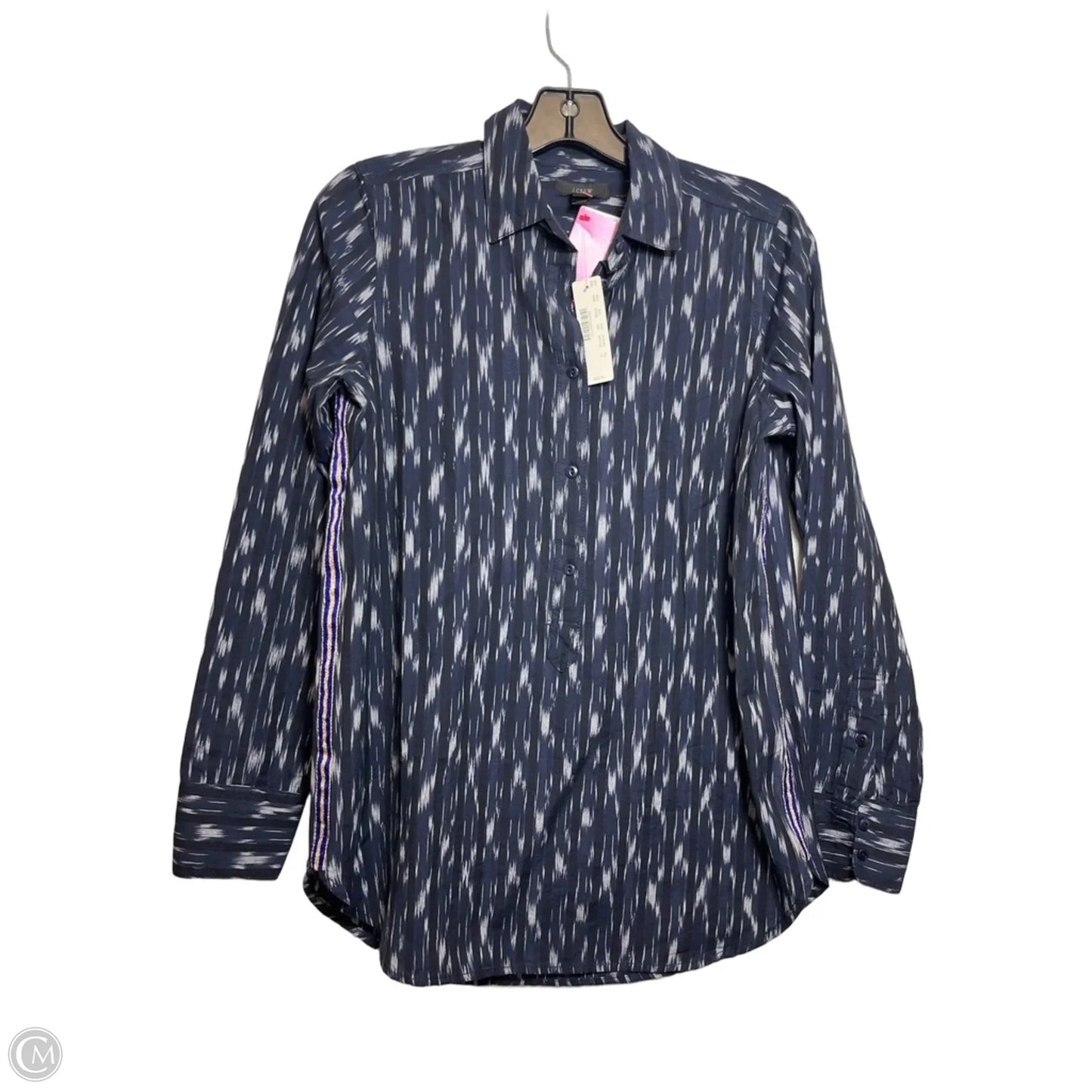 Top Long Sleeve Basic By J. Crew In Navy, Size: 0
