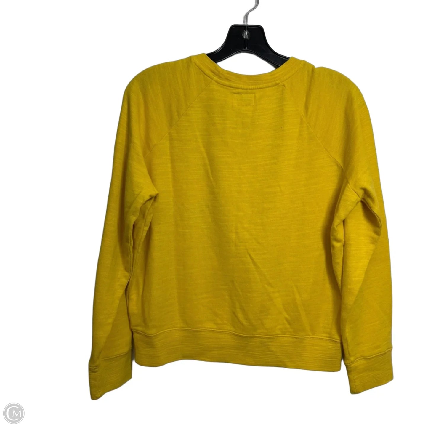 Lightweight Sweatshirt Crewneck By J. Crew In yellow , Size: Xs