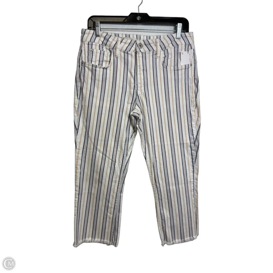 Jeans Cropped By Pilcro In White, Size: 10p