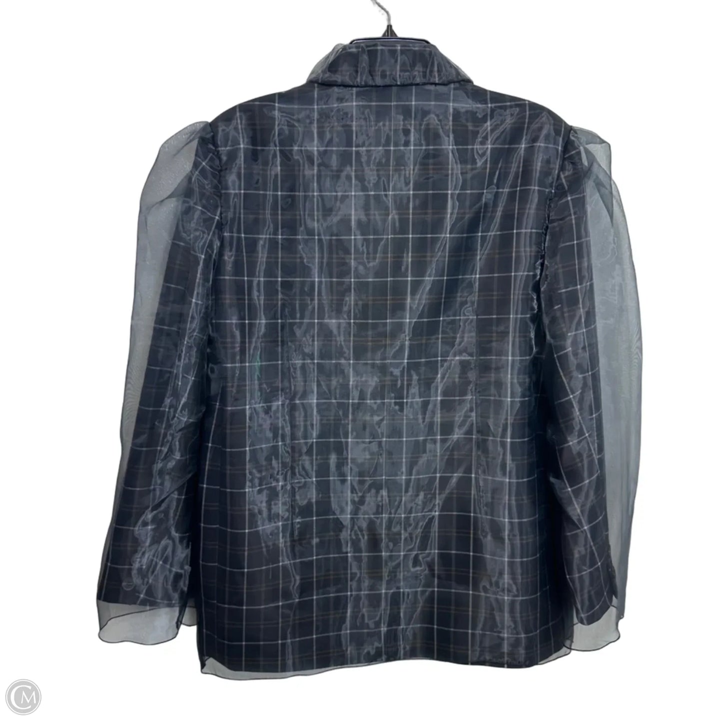 Blazer By Anthropologie In Plaid Pattern, Size: M
