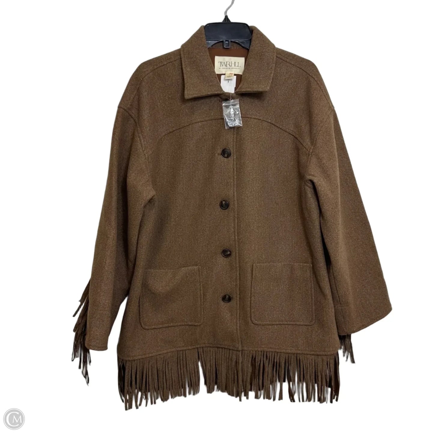 Jacket Other By Clothes Mentor In Brown, Size: L