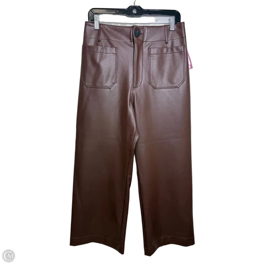 Pants Cropped By Maeve In Brown, Size: 10
