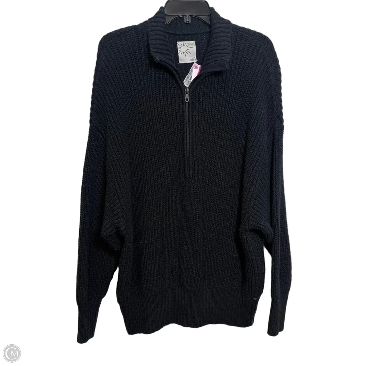 Sweatshirt Collar By Offline In Black, Size: L