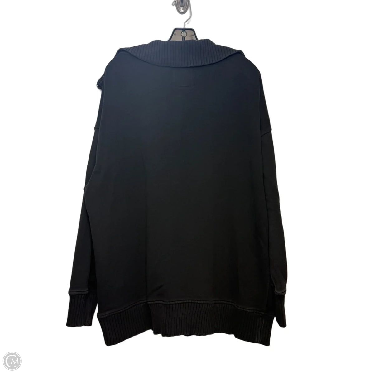 Sweatshirt Collar By Aerie In Grey, Size: L