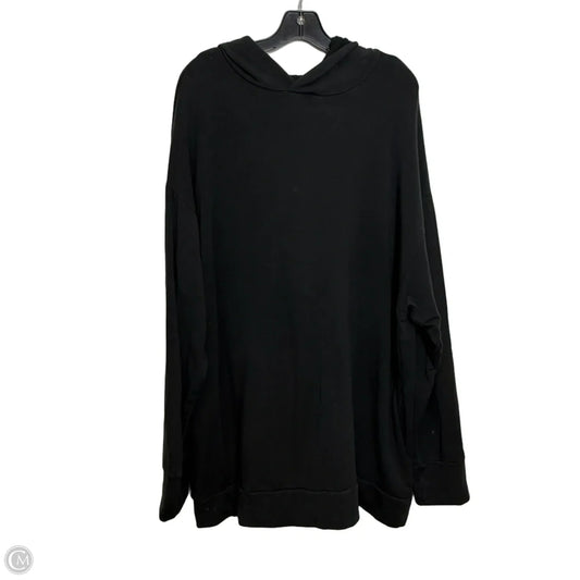 Sweatshirt Hoodie By Offline In Black, Size: L