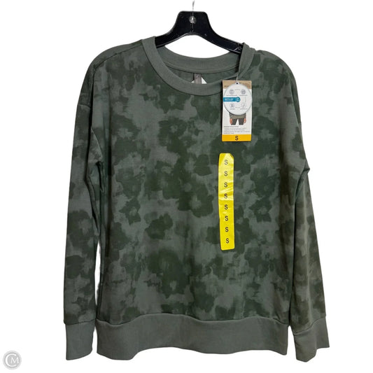 Sweatshirt Crewneck By Mondetta In Camouflage Print, Size: S