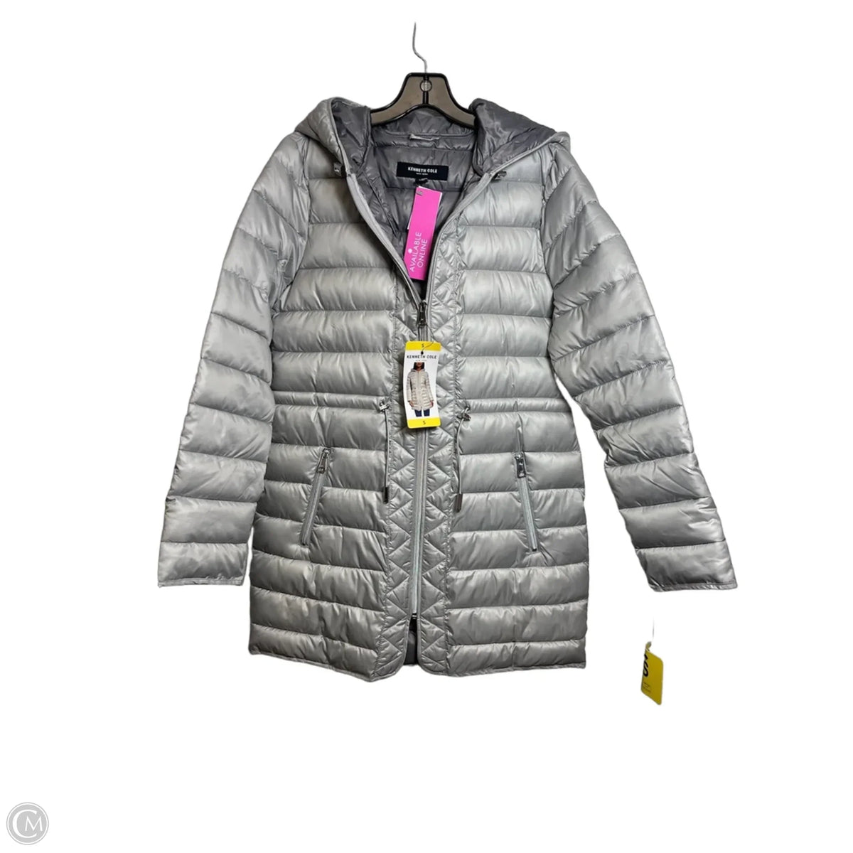 Jacket Other By Kenneth Cole In Grey, Size: S