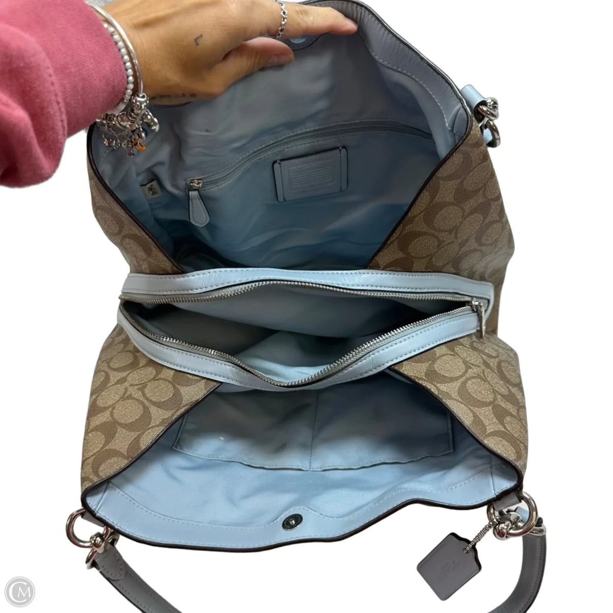 Handbag Designer By Coach, Size: Medium