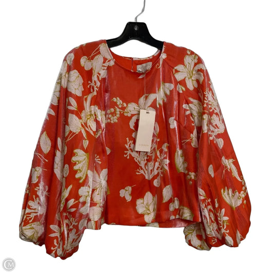 Top Long Sleeve By CIEBON In Orange, Size: S