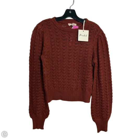 Sweater By Clothes Mentor In Brown, Size: S