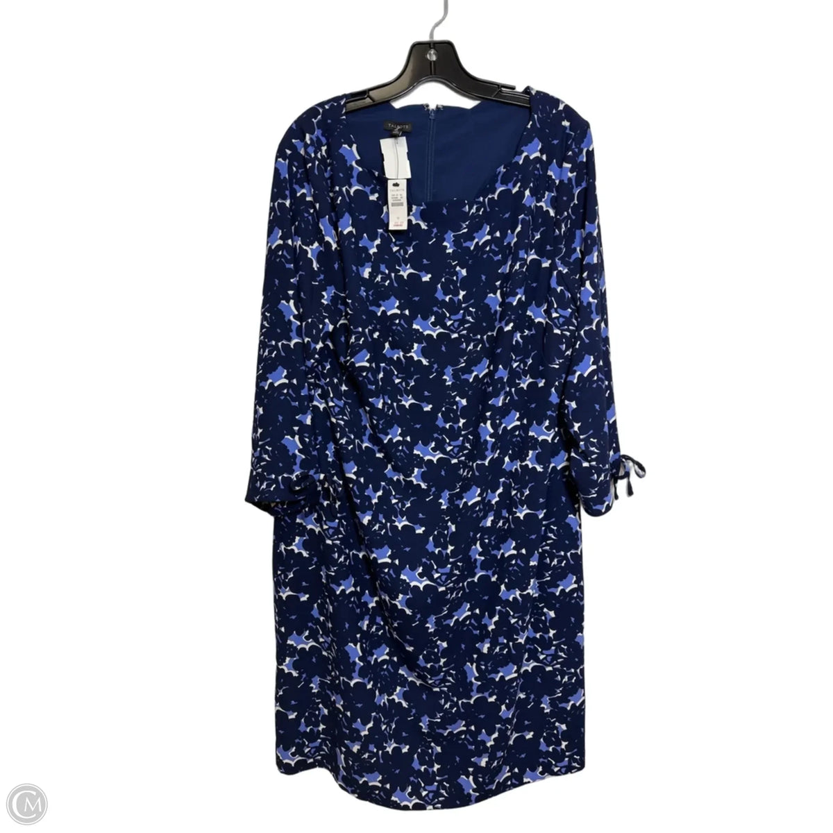 Dress Party Midi By Talbots In Blue, Size: 16