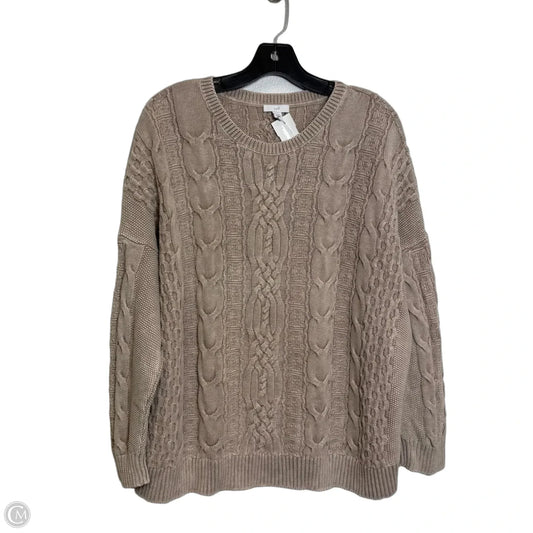 Sweater By J. Jill In Beige, Size: 2x