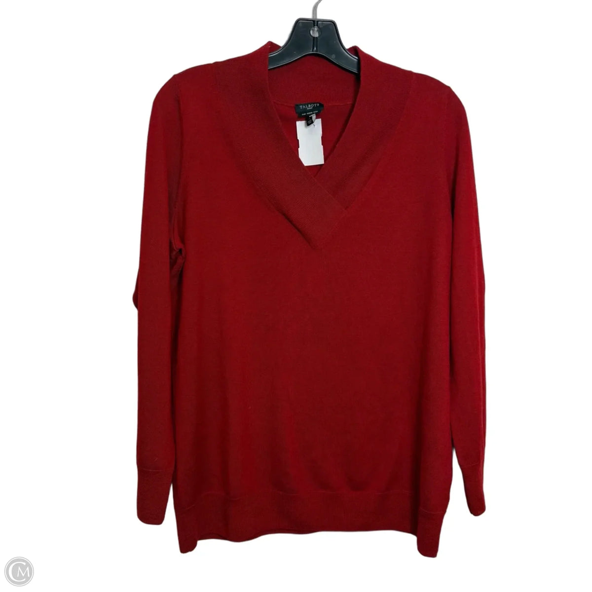 Sweater By Talbots In Red, Size: L