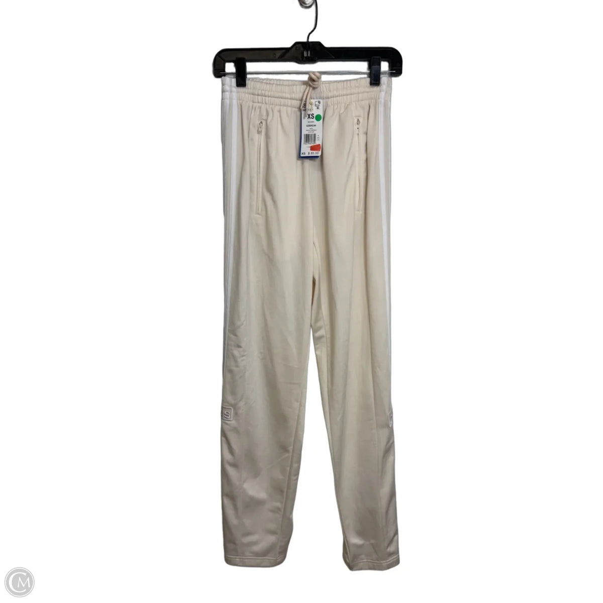 Athletic Pants By Adidas In Ivory, Size: Xs