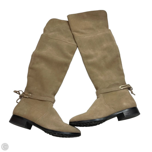 Boots Knee Flats By White House Black Market In Tan, Size: 9