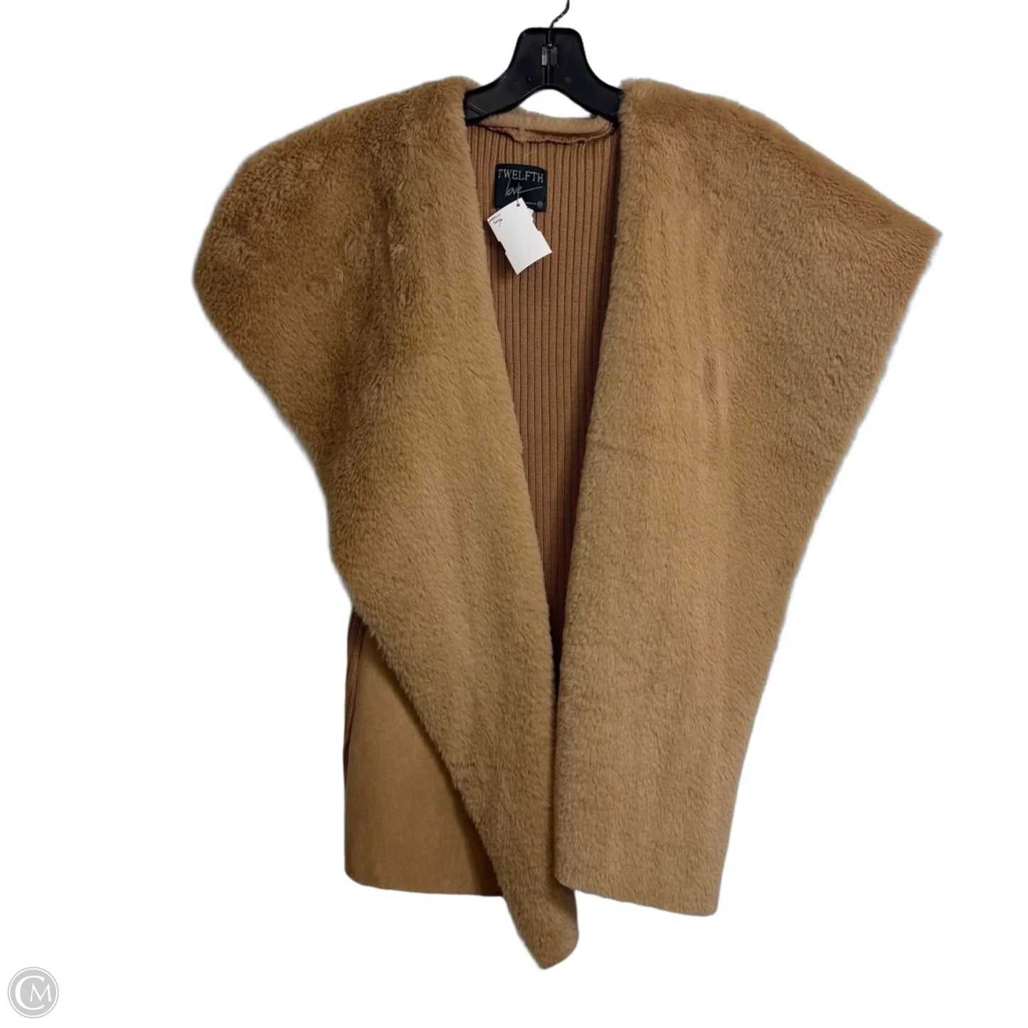 Vest Other By Clothes Mentor In Tan, Size: S