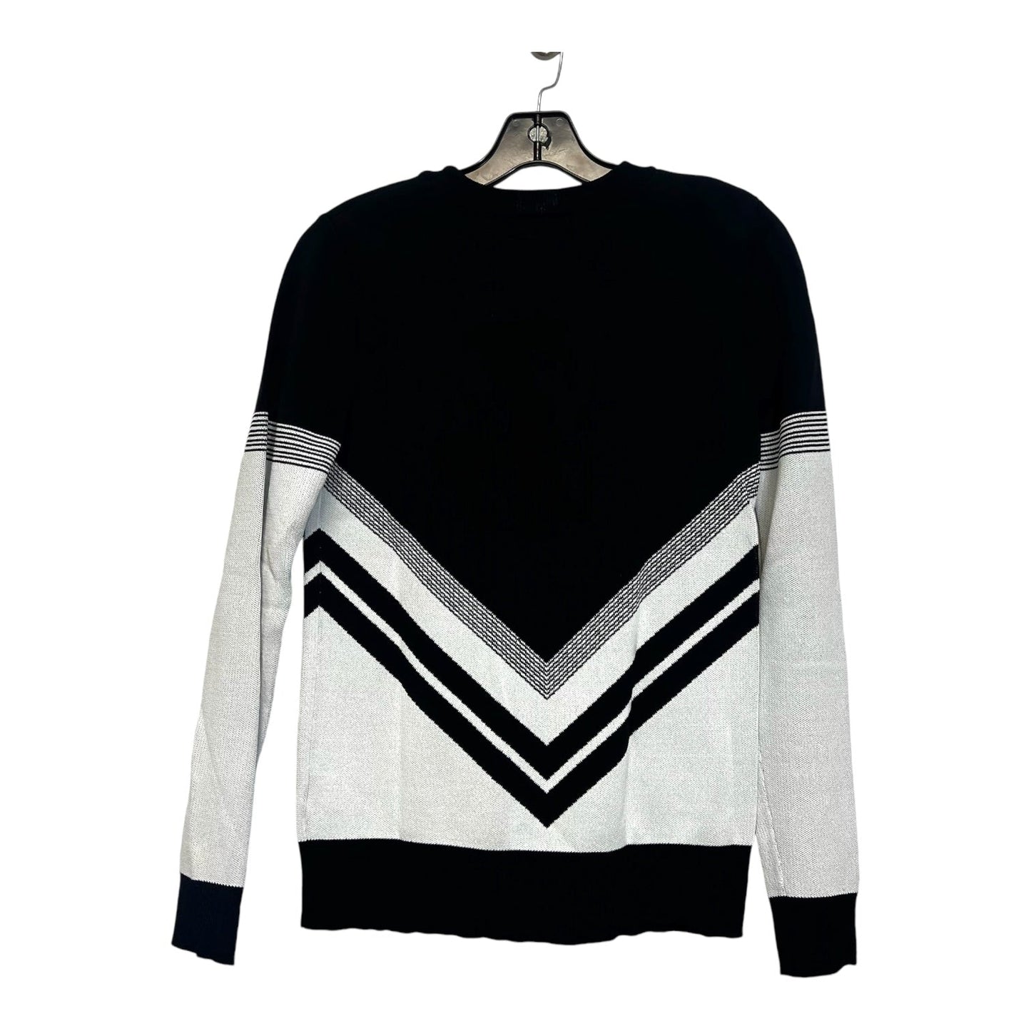 Sweater By Top Shop In Black White, Size: 4