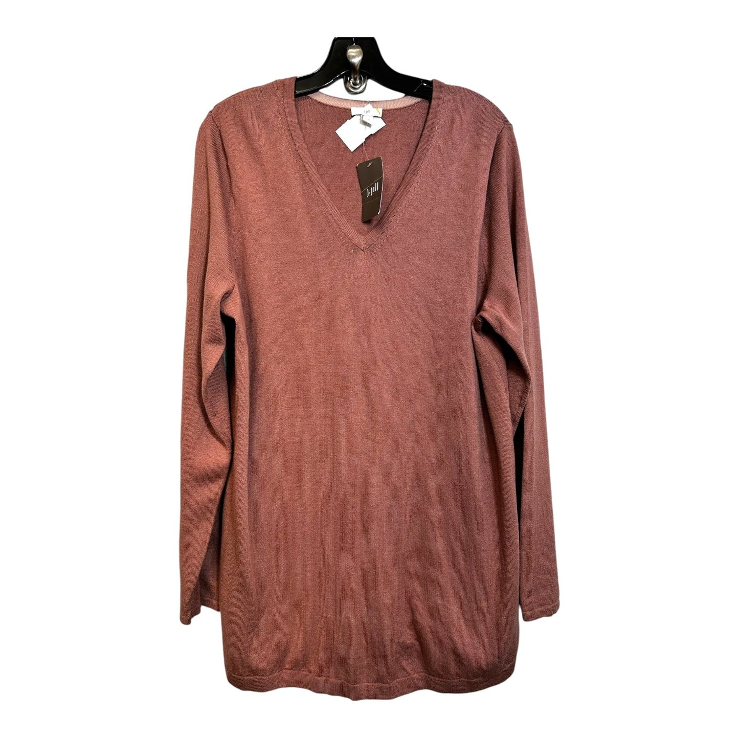 Top Long Sleeve By J Jill O In Pink, Size: L