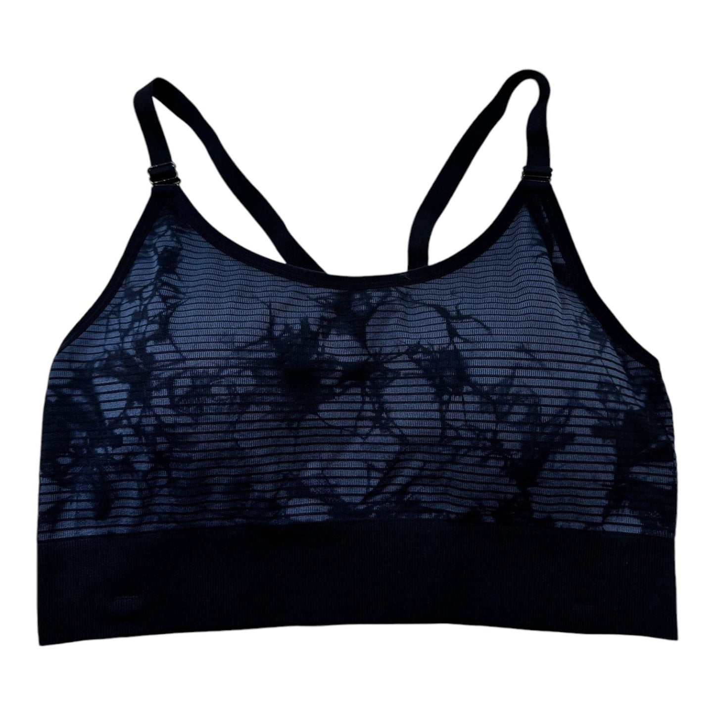 Athletic Bra By Clothes Mentor In Navy, Size: Xl