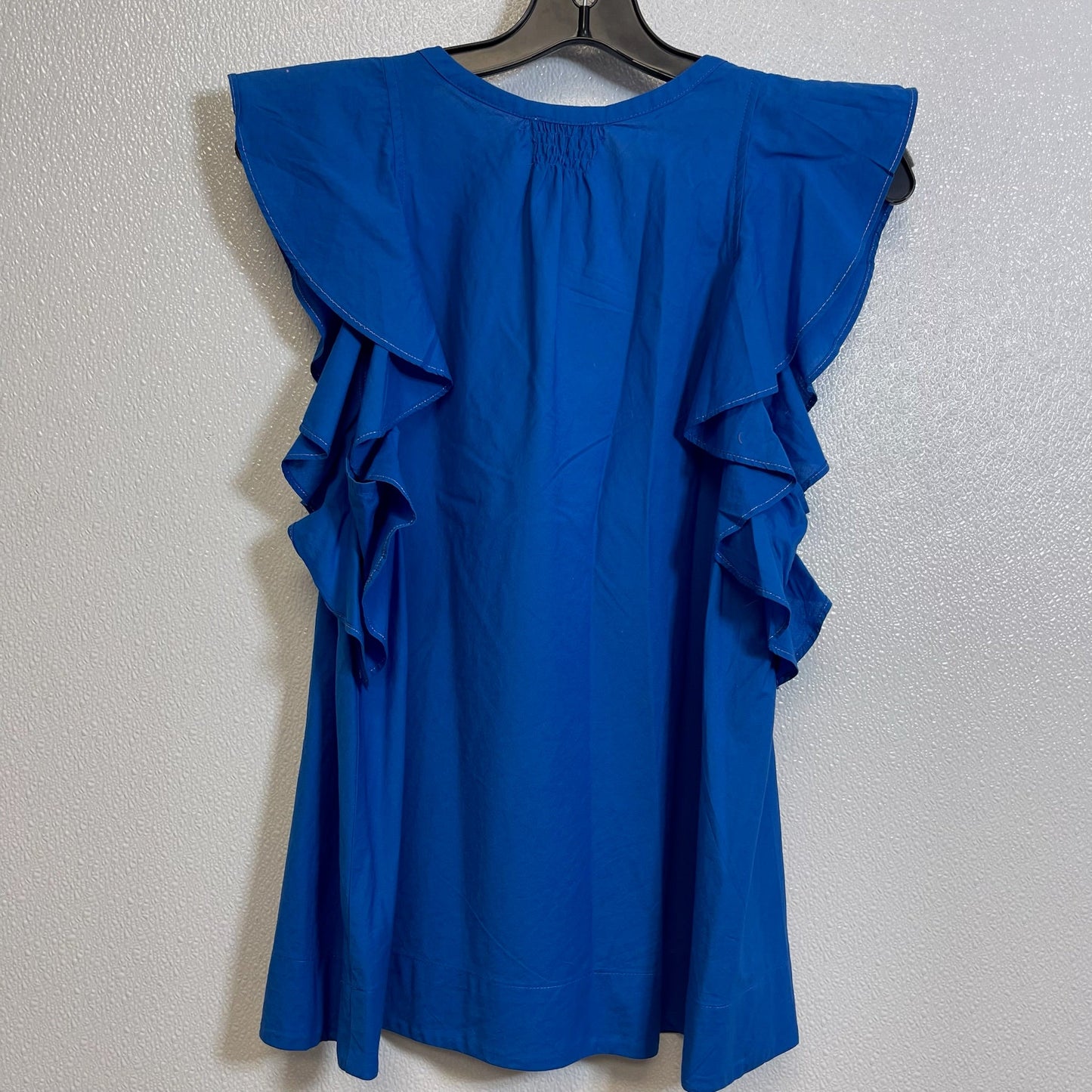 Blue Top Sleeveless Basic Hd In Paris, Size M