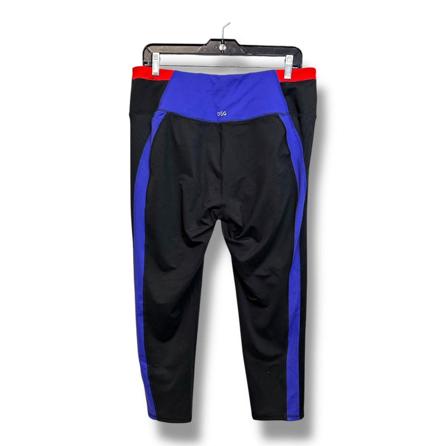 Athletic Leggings By Clothes Mentor In Black Red, Size: Xl