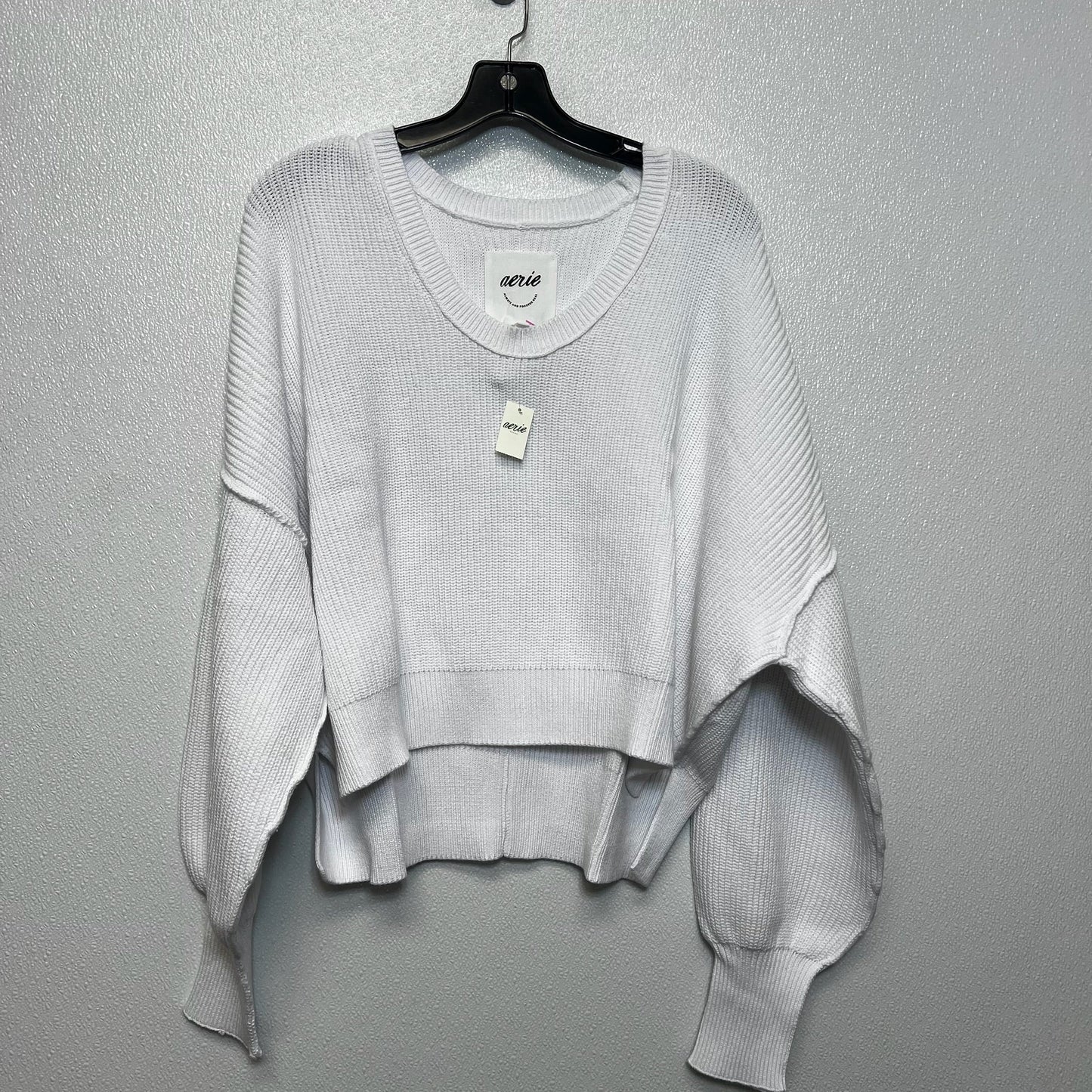 Sweater By Aerie In White, Size: L