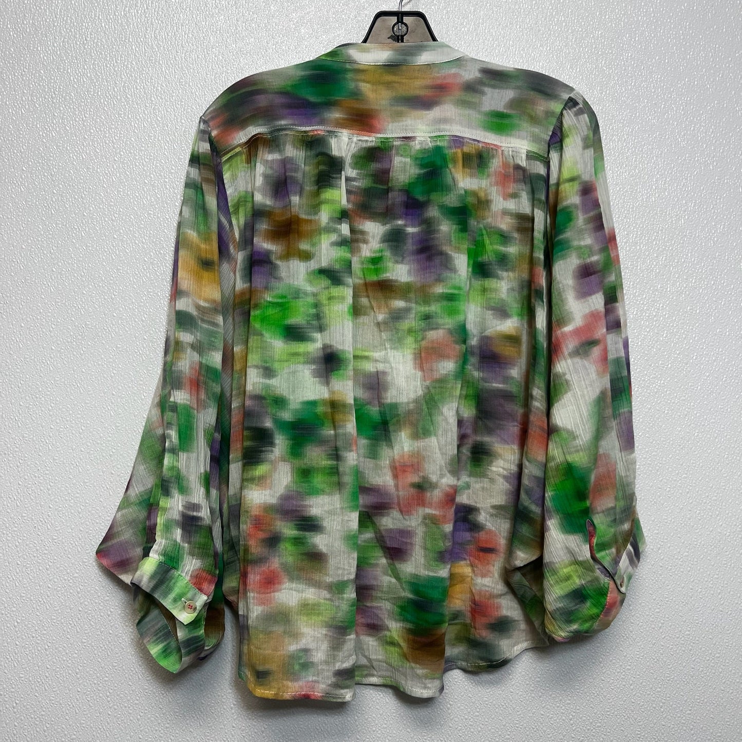 Top Long Sleeve By Pilcro In Tie Dye, Size: S