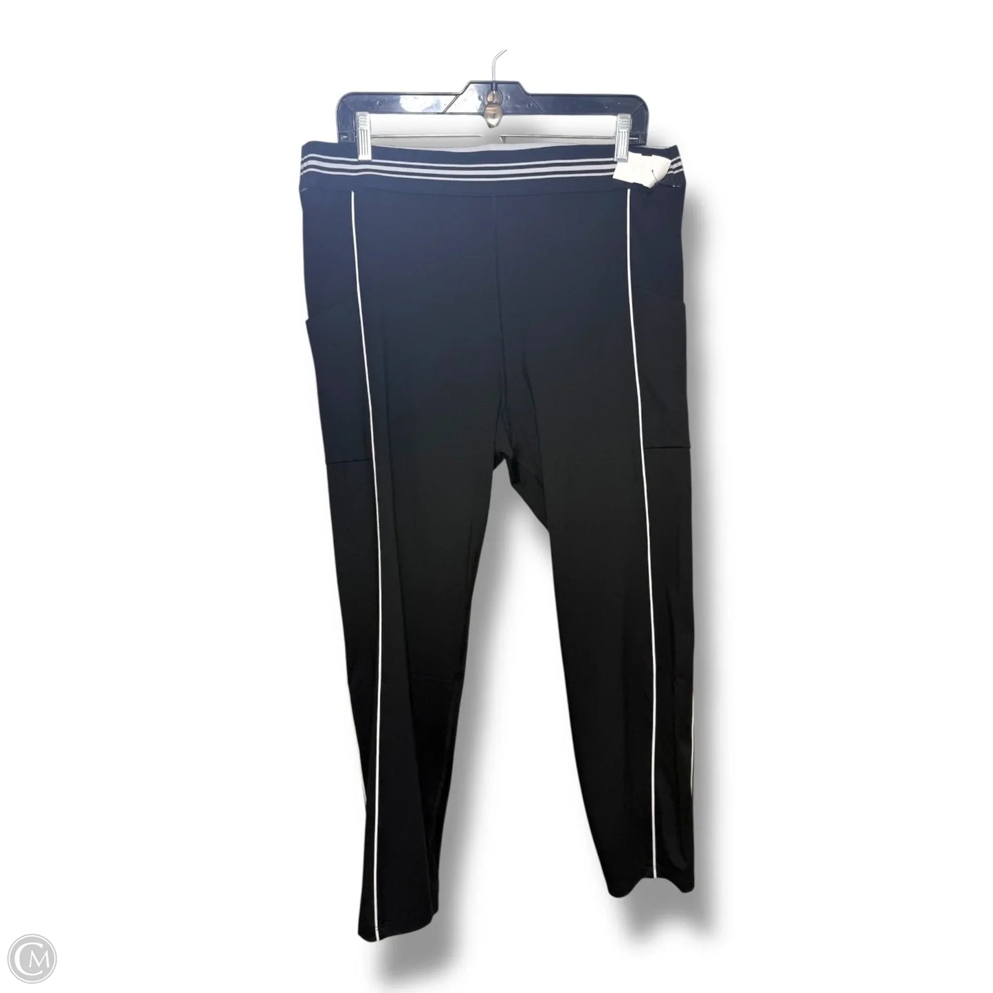 Athletic Pants By Lou And Grey In Black & White, Size: Xl