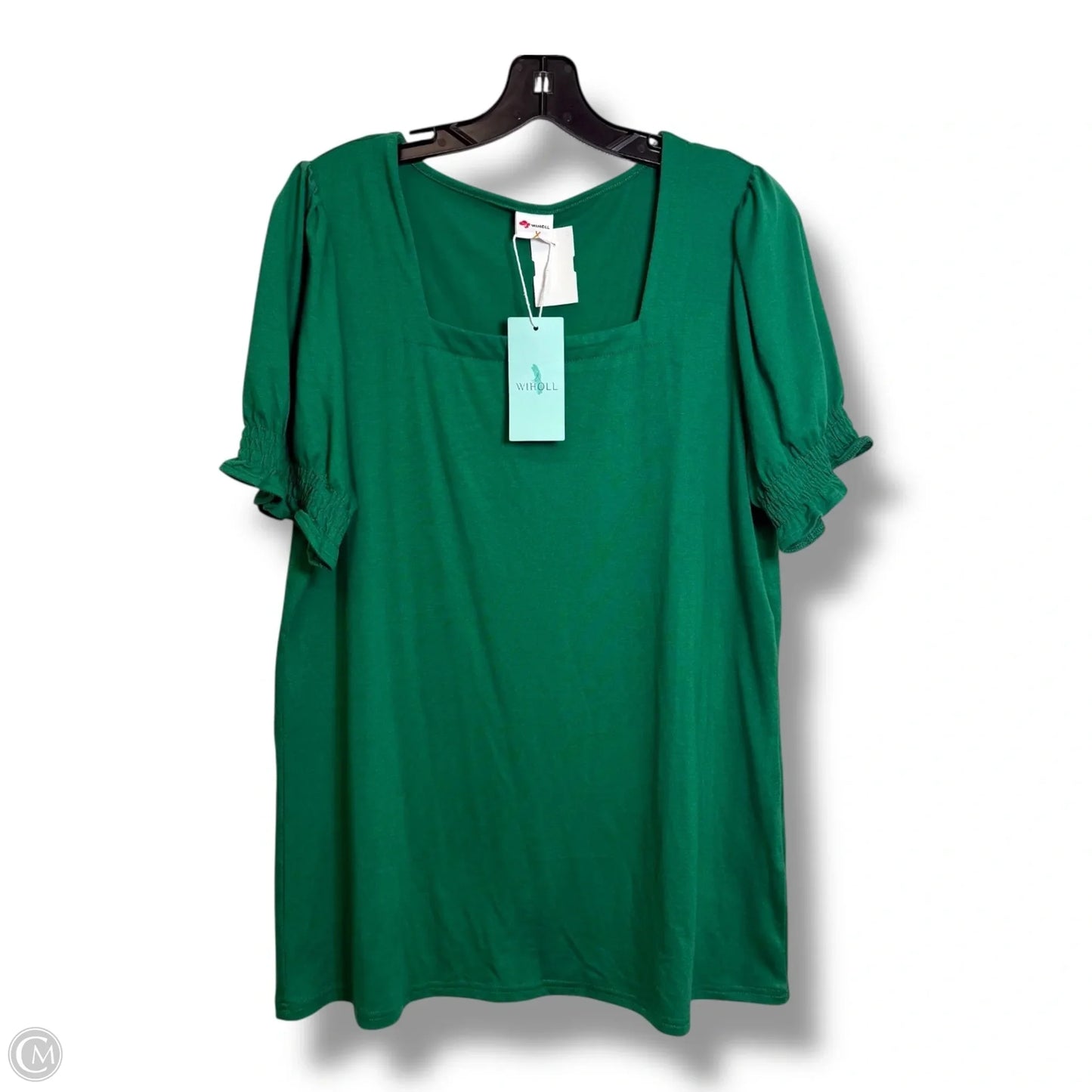 Top Short Sleeve By Clothes Mentor In Green, Size: L