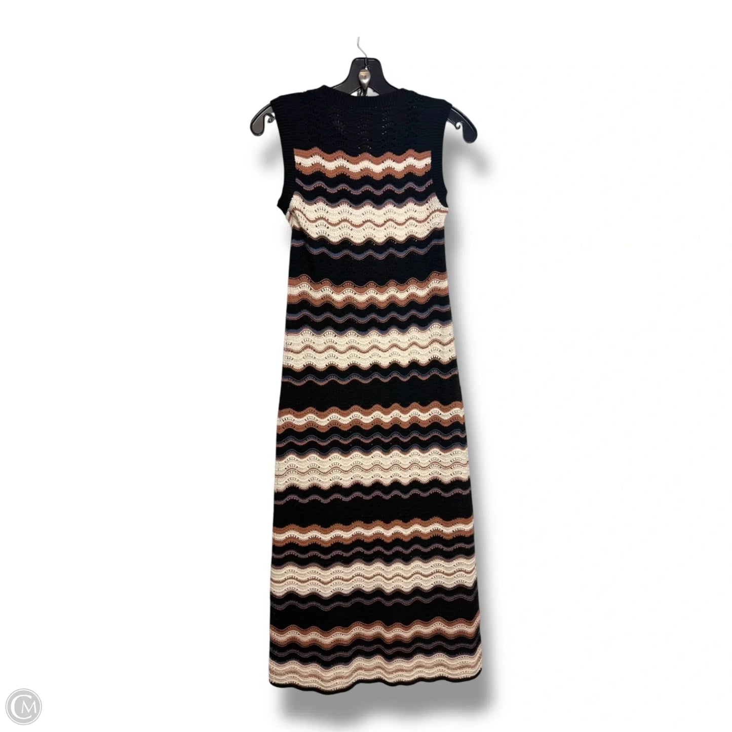 Dress Casual Maxi By Loft In Black & Tan, Size: Xs