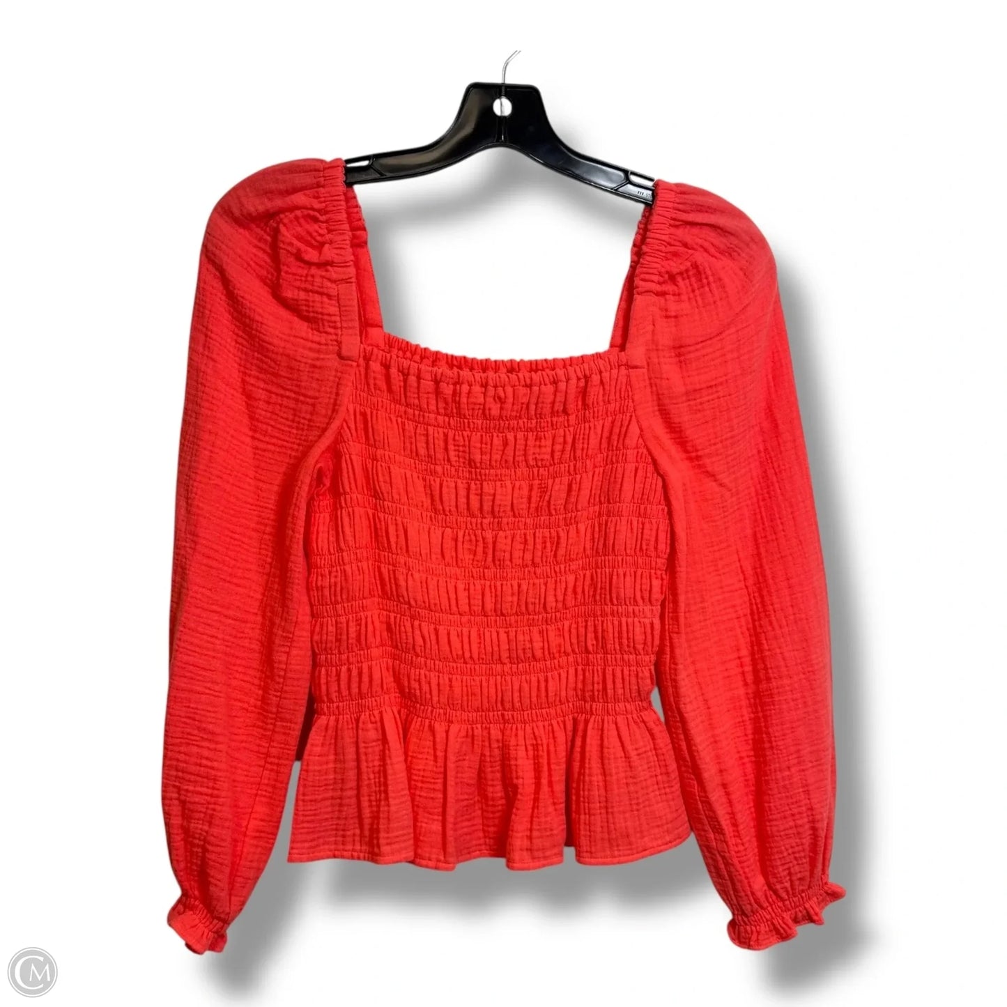 Top Long Sleeve By J. Crew In Orange, Size: Xs