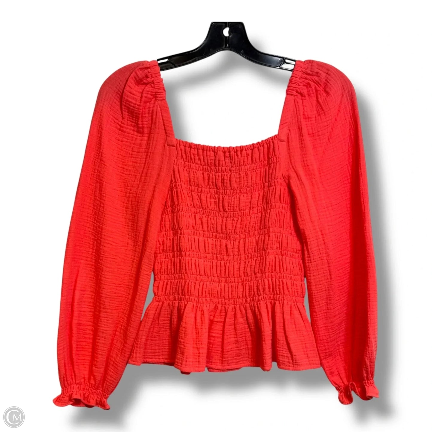 Top Long Sleeve By J. Crew In Orange, Size: Xs