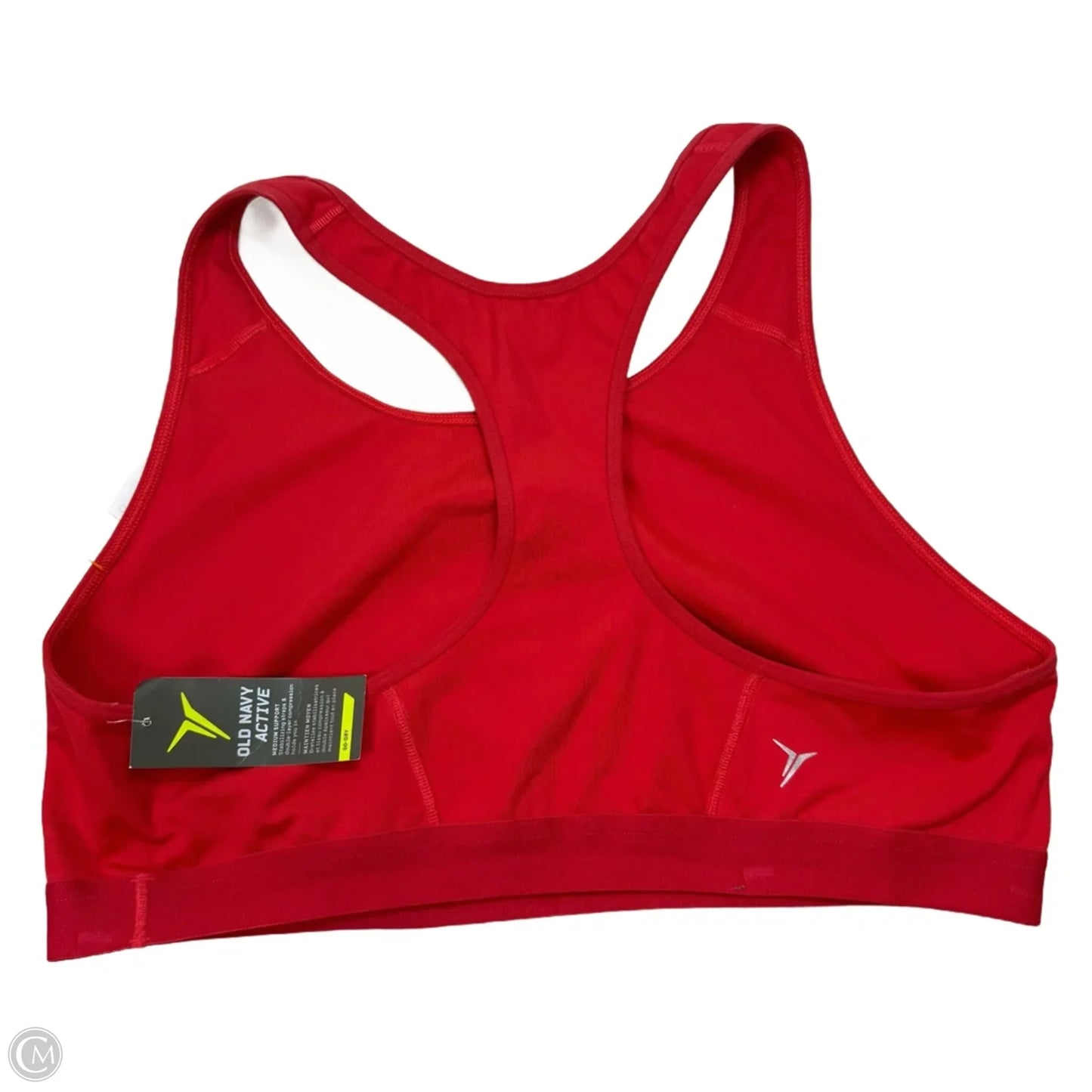 Athletic Bra By Old Navy In Red, Size: Xl