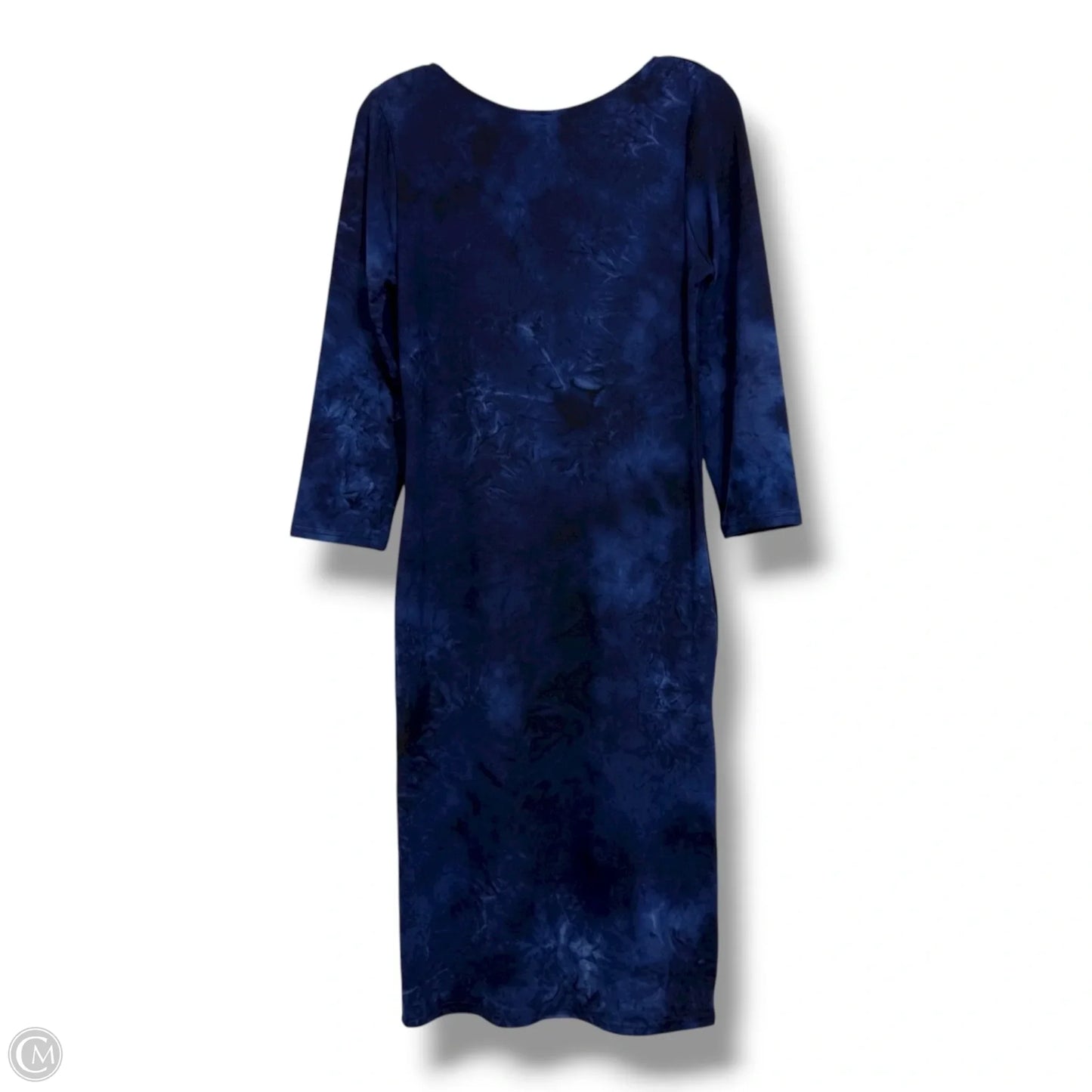 Dress Casual Midi By Yelete In Blue, Size: L