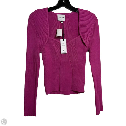 Sweater By Pink Rose In Pink, Size: M