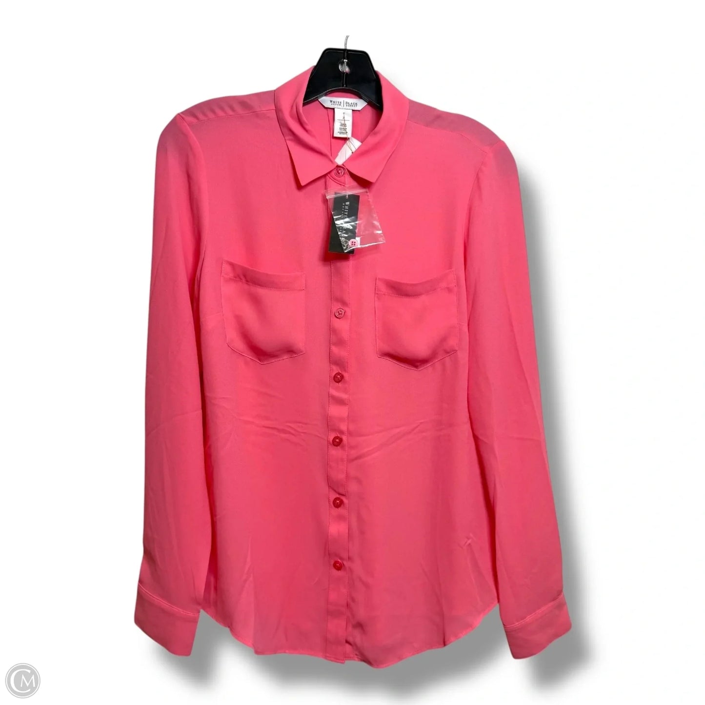 Top Long Sleeve By White House Black Market In Orange, Size: Xs