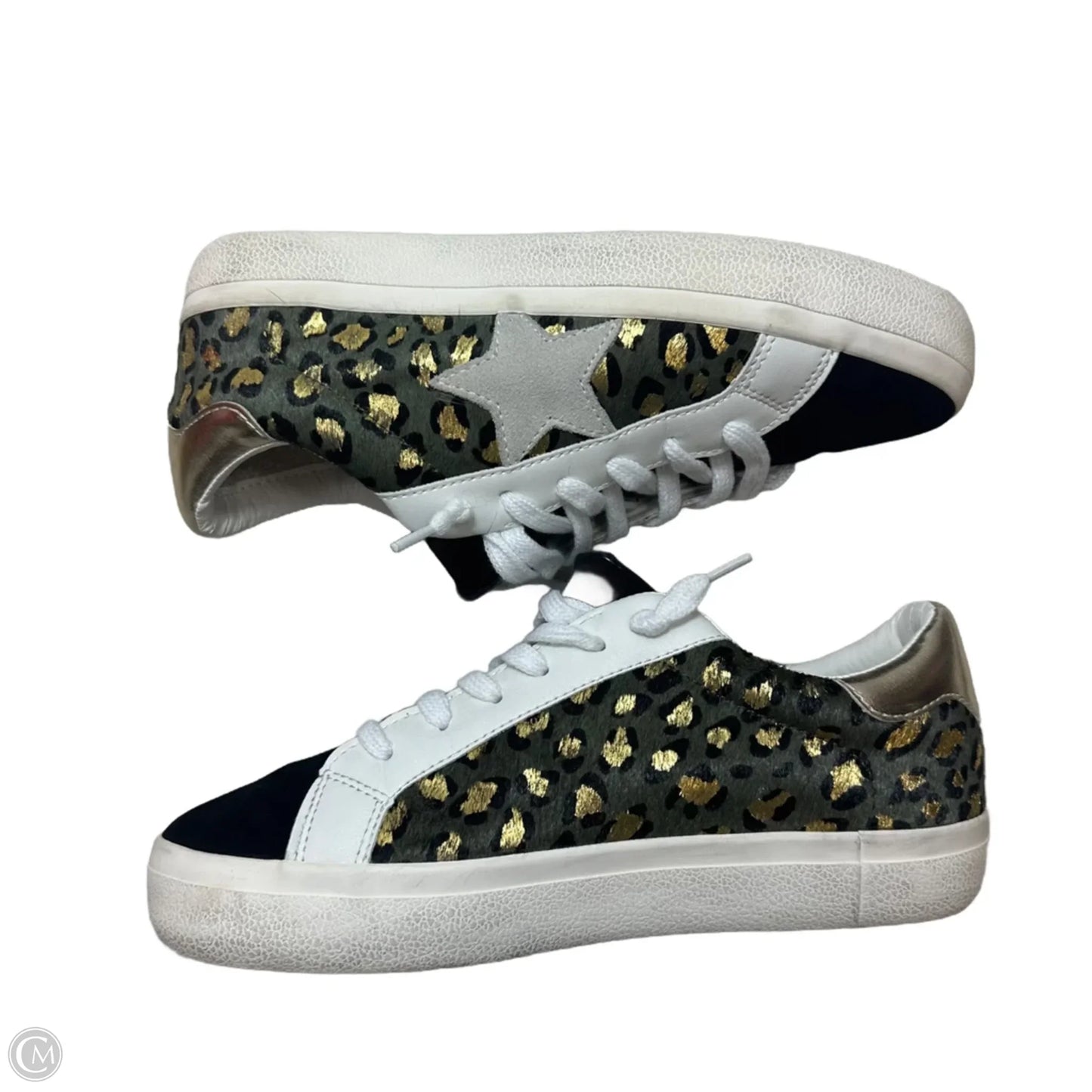 Shoes Athletic By Clothes Mentor In Animal Print, Size: 9.5