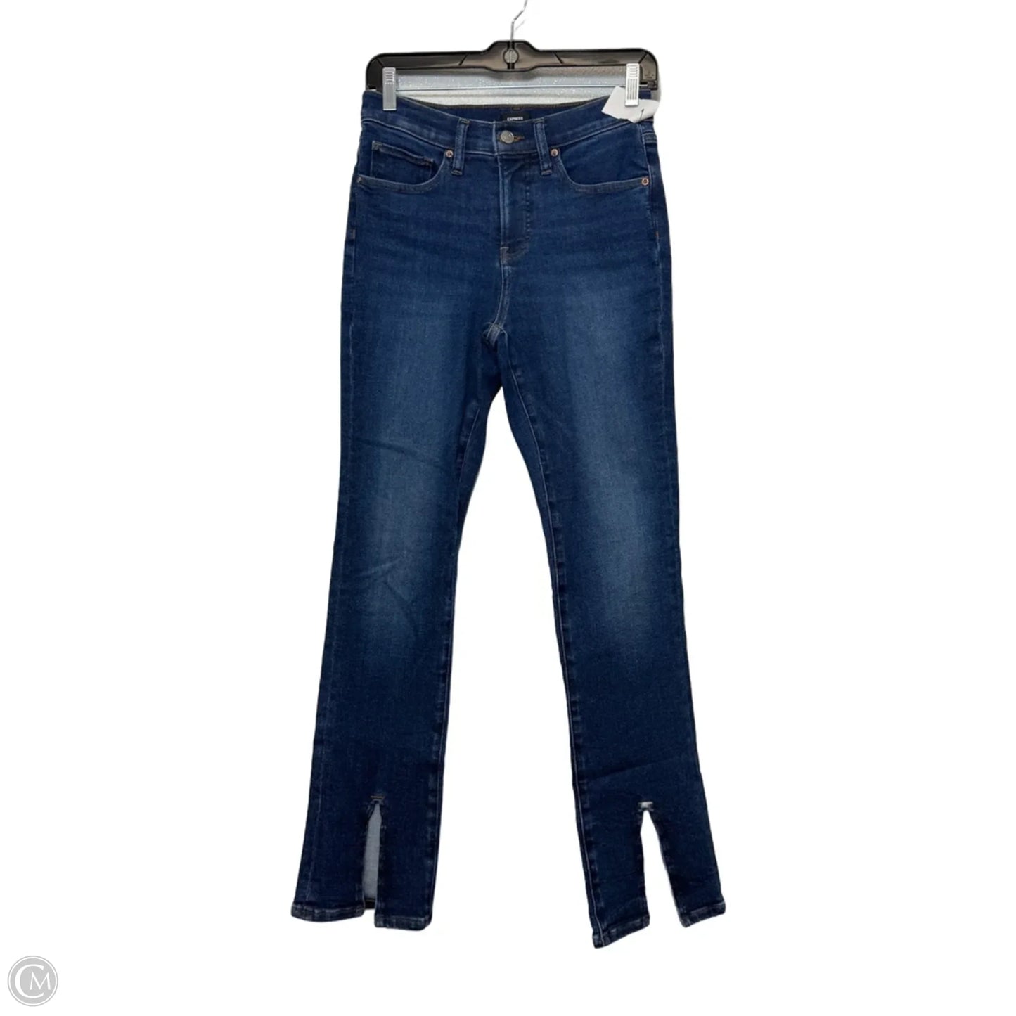 Jeans Flared By Express In Blue, Size: 4