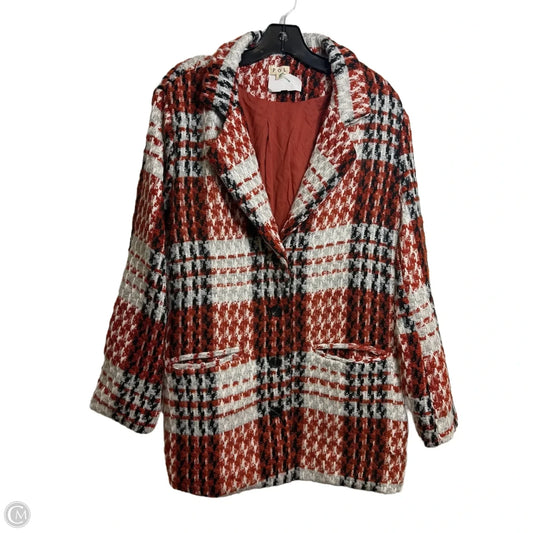 Blazer jacket By Pol In Orange, Size: S