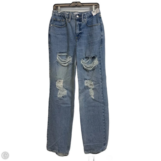 Jeans Boot Cut By Good American In Blue, Size: 4