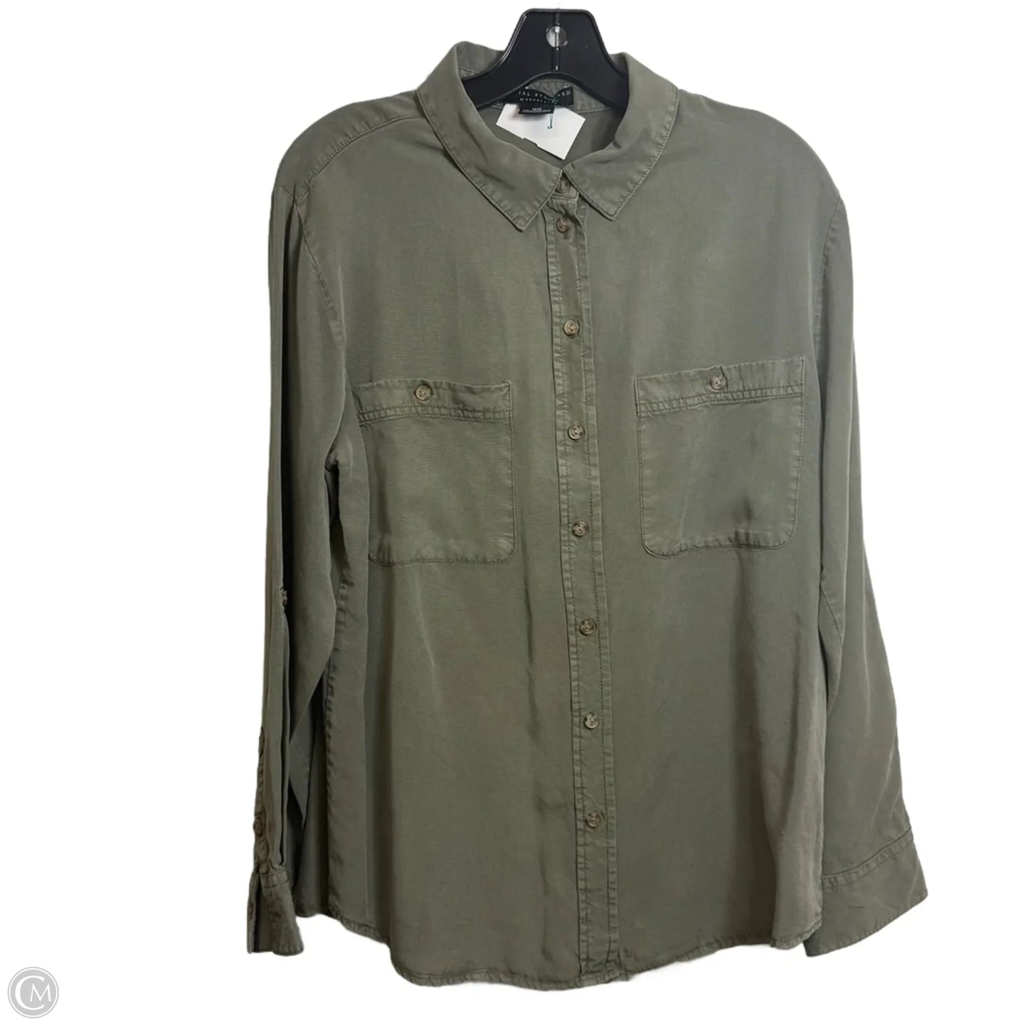 Top Long Sleeve By Sanctuary In Green, Size: M